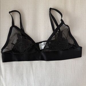 Urban Outfitters Black Mesh Bralette